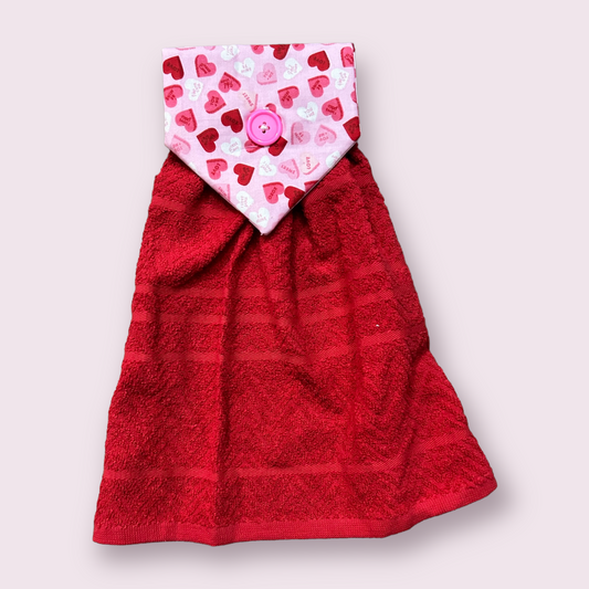 Candy Hearts Towel
